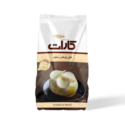 تصویر  شکلات سکه ای کارات سفید ۱ کیلویی